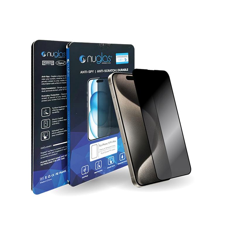 iPhone 15 Pro Max full cover privacy screen protector